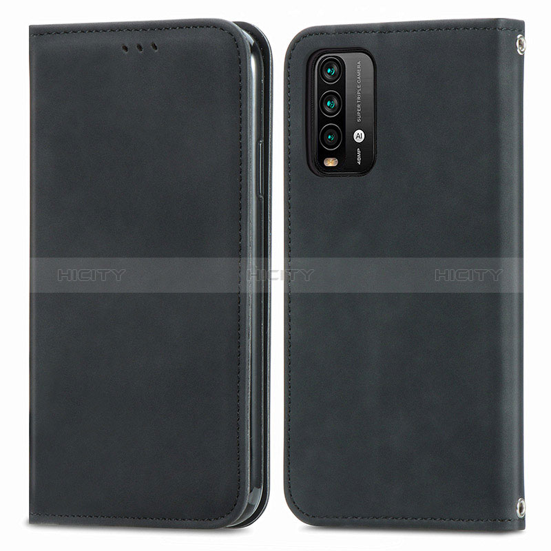 Custodia Portafoglio In Pelle Cover con Supporto S04D per Xiaomi Redmi Note 9 4G