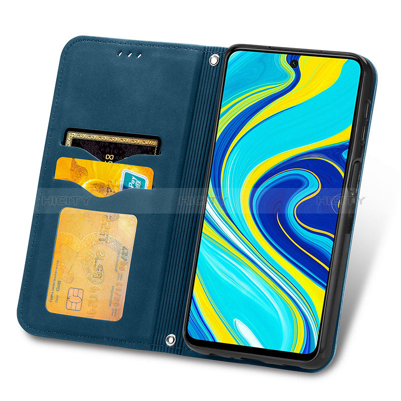 Custodia Portafoglio In Pelle Cover con Supporto S04D per Xiaomi Redmi Note 9 Pro Max