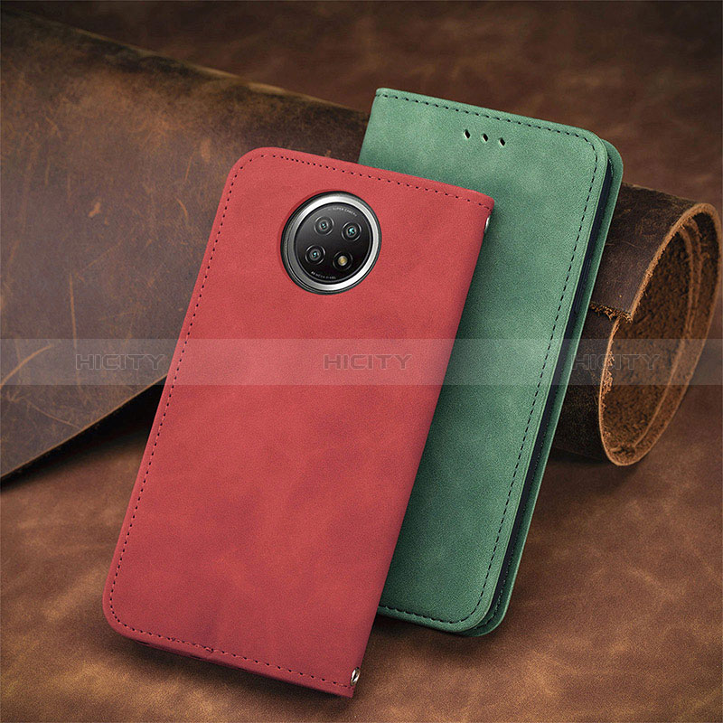 Custodia Portafoglio In Pelle Cover con Supporto S04D per Xiaomi Redmi Note 9T 5G