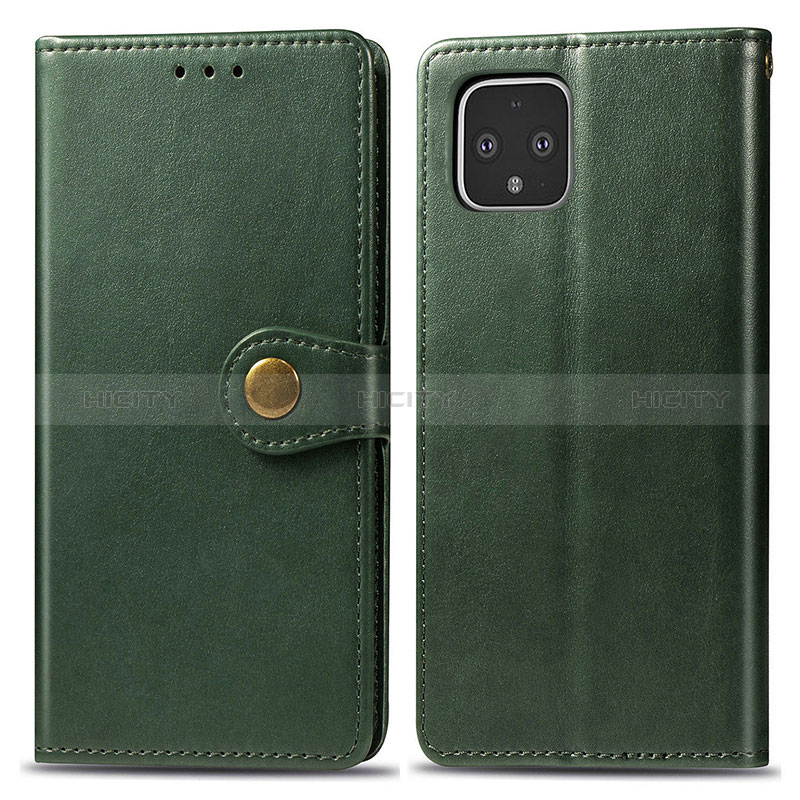 Custodia Portafoglio In Pelle Cover con Supporto S05D per Google Pixel 4