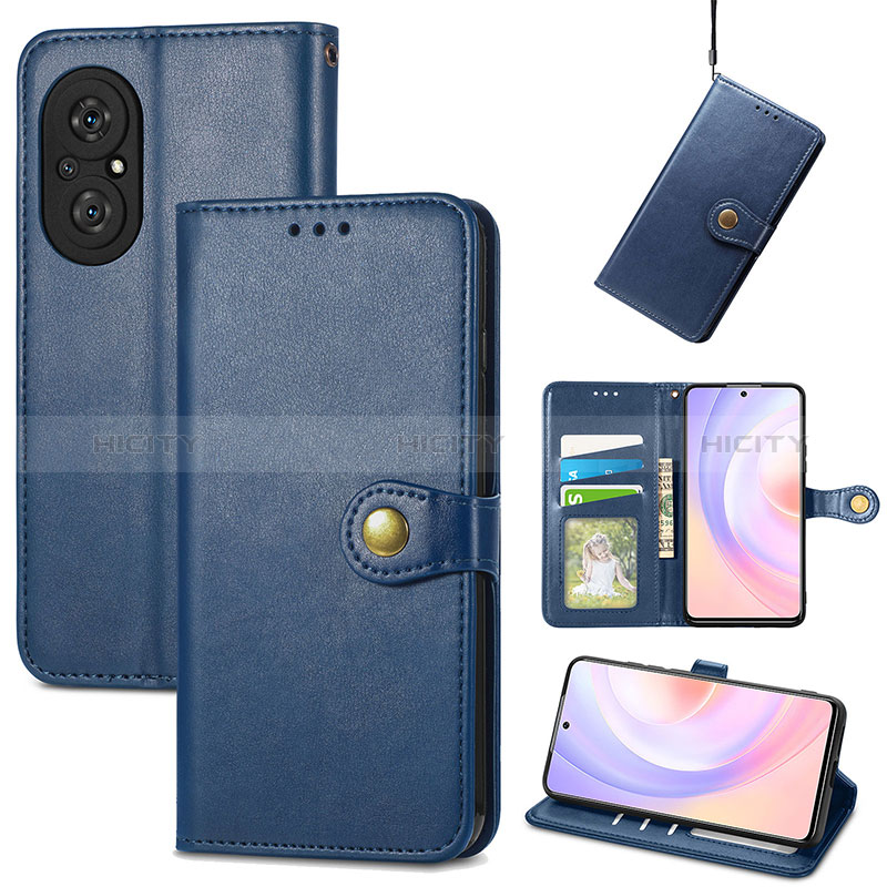 Custodia Portafoglio In Pelle Cover con Supporto S05D per Huawei Honor 50 SE 5G