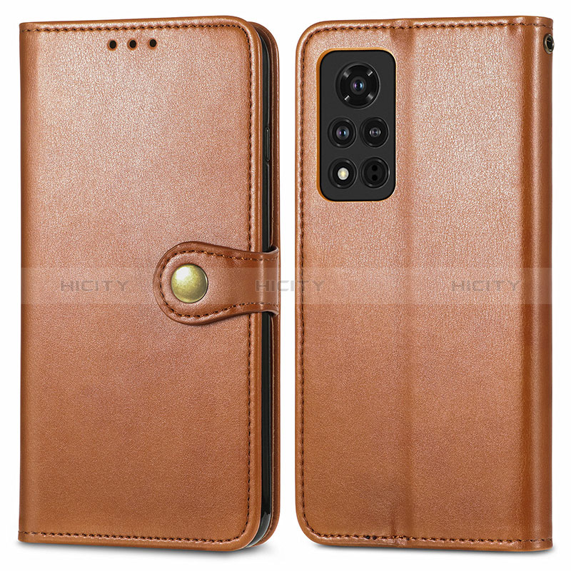 Custodia Portafoglio In Pelle Cover con Supporto S05D per Huawei Honor V40 5G