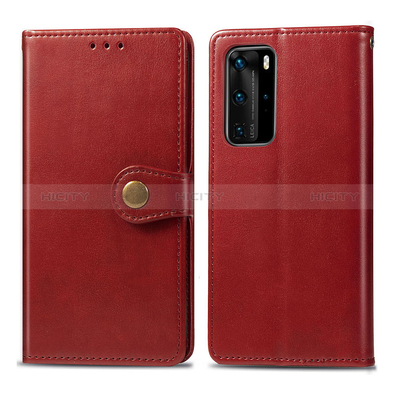 Custodia Portafoglio In Pelle Cover con Supporto S05D per Huawei P40 Pro