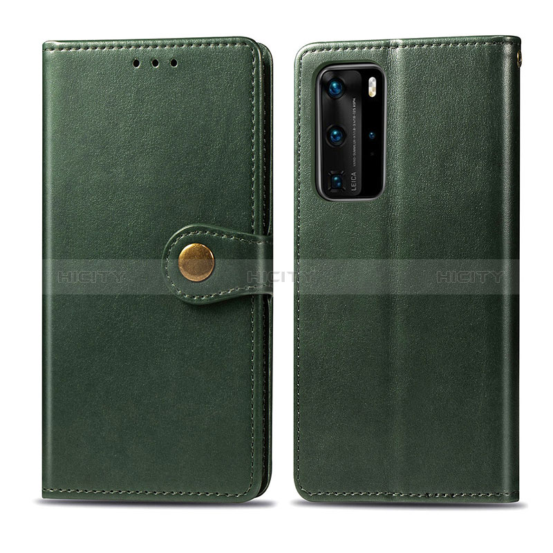 Custodia Portafoglio In Pelle Cover con Supporto S05D per Huawei P40 Pro