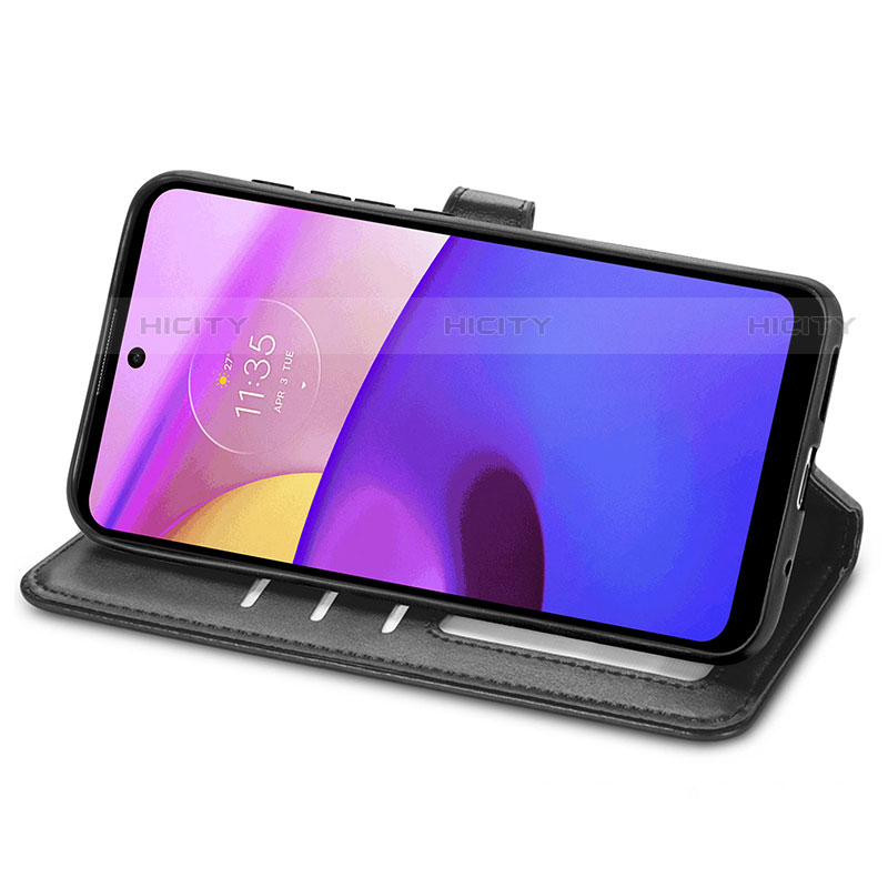 Custodia Portafoglio In Pelle Cover con Supporto S05D per Motorola Moto E20