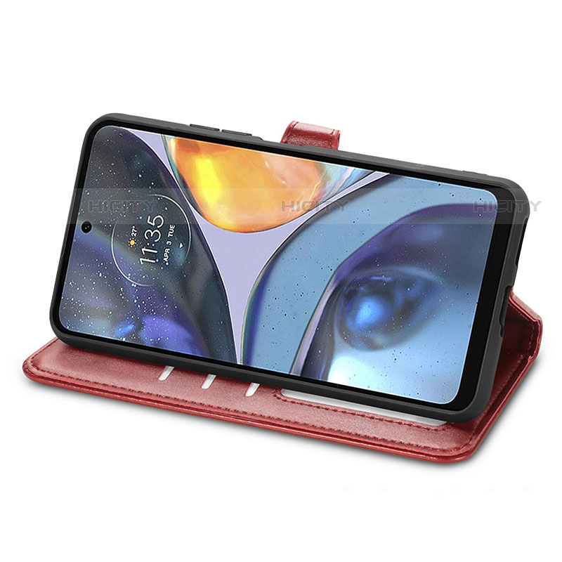 Custodia Portafoglio In Pelle Cover con Supporto S05D per Motorola Moto G22