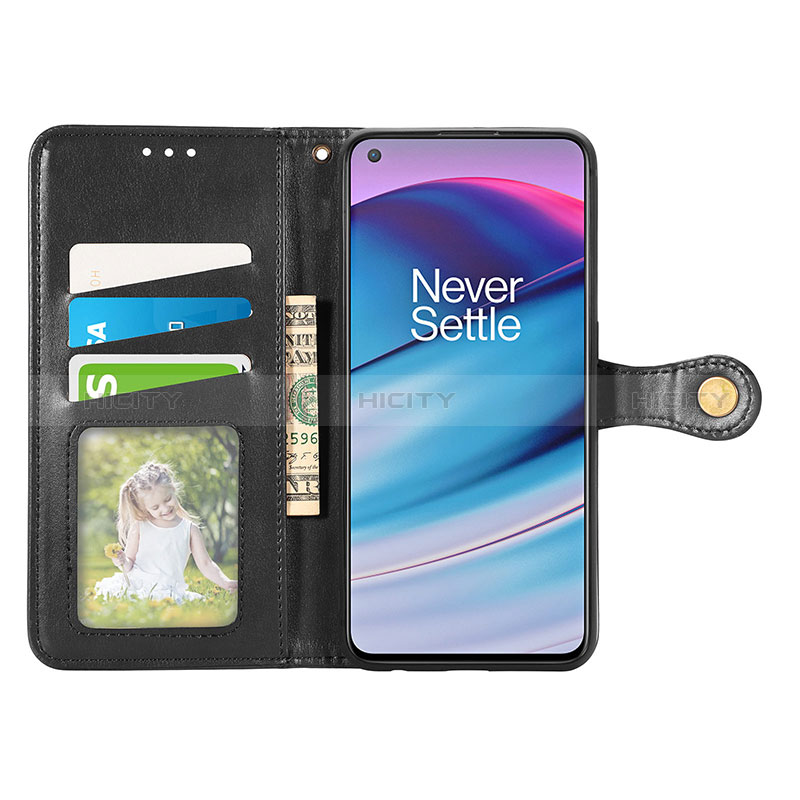 Custodia Portafoglio In Pelle Cover con Supporto S05D per OnePlus Nord CE 5G