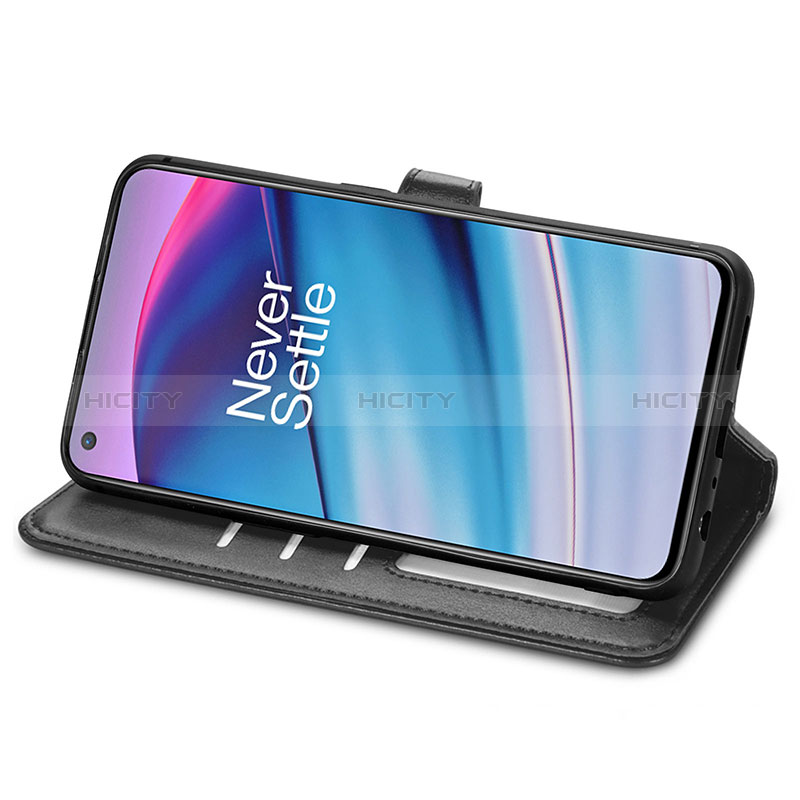 Custodia Portafoglio In Pelle Cover con Supporto S05D per OnePlus Nord CE 5G