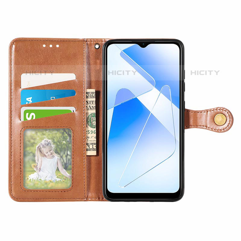 Custodia Portafoglio In Pelle Cover con Supporto S05D per Oppo A53s 5G