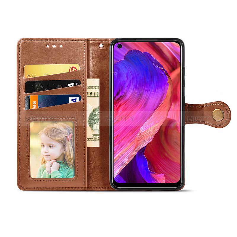 Custodia Portafoglio In Pelle Cover con Supporto S05D per Oppo A74 5G