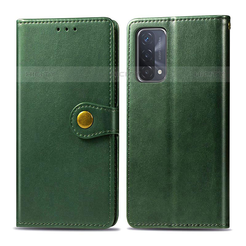 Custodia Portafoglio In Pelle Cover con Supporto S05D per Oppo A93 5G Verde