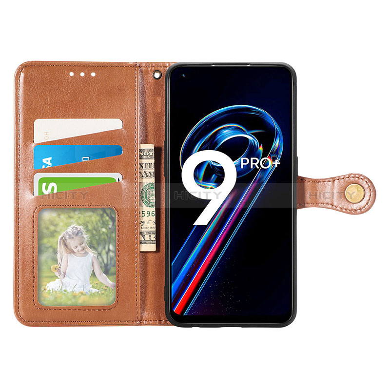 Custodia Portafoglio In Pelle Cover con Supporto S05D per Realme 9 Pro+ Plus 5G