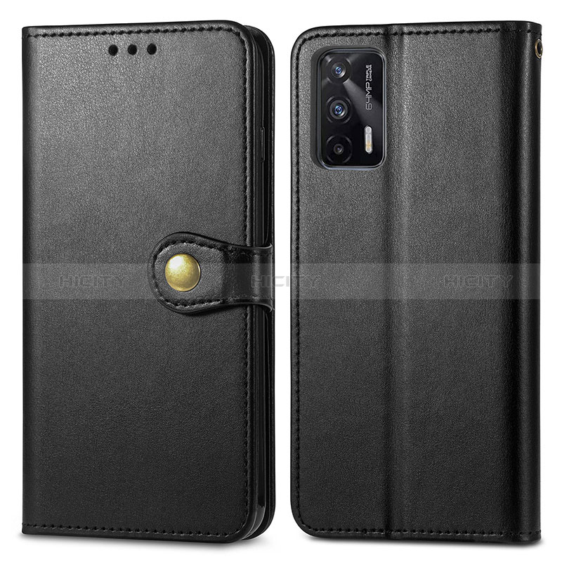 Custodia Portafoglio In Pelle Cover con Supporto S05D per Realme GT 5G Nero