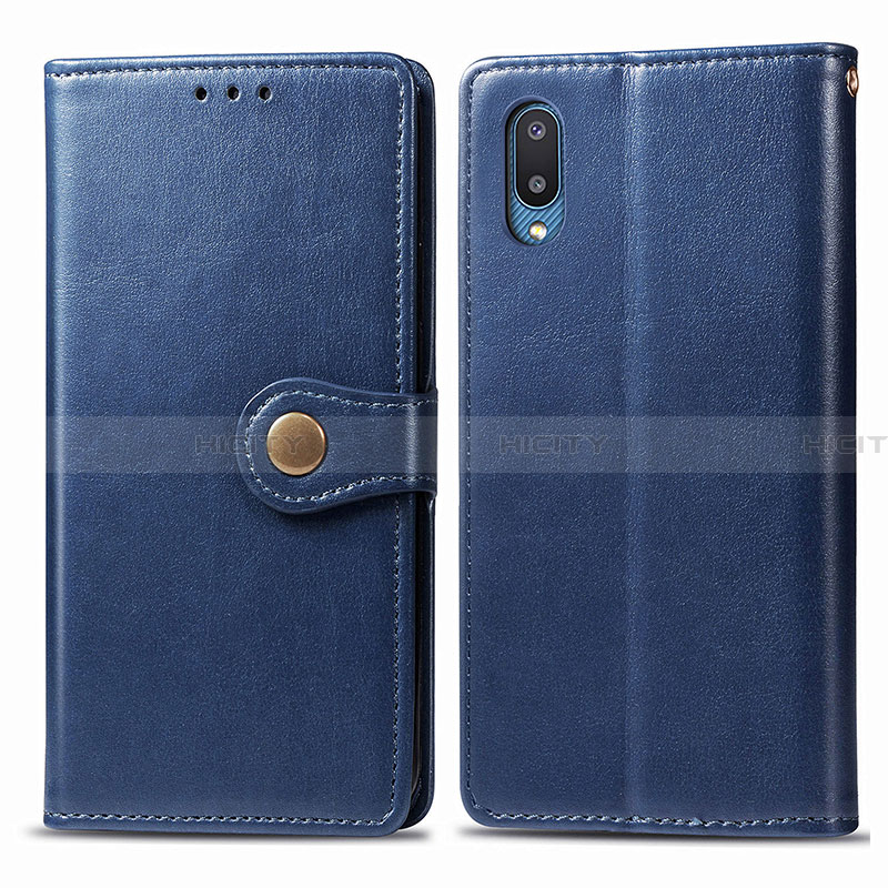 Custodia Portafoglio In Pelle Cover con Supporto S05D per Samsung Galaxy A02