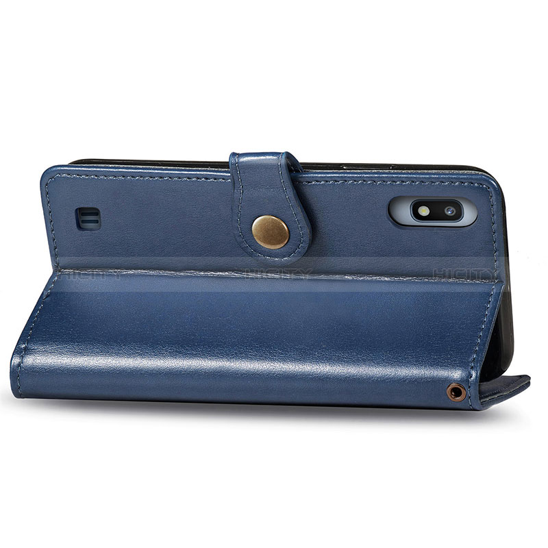 Custodia Portafoglio In Pelle Cover con Supporto S05D per Samsung Galaxy A10