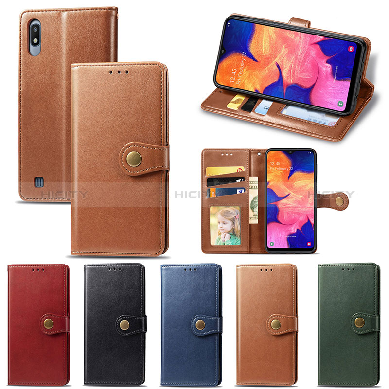 Custodia Portafoglio In Pelle Cover con Supporto S05D per Samsung Galaxy A10