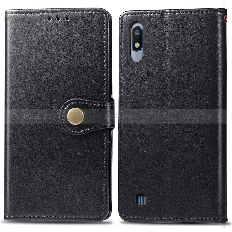 Custodia Portafoglio In Pelle Cover con Supporto S05D per Samsung Galaxy A10 Nero