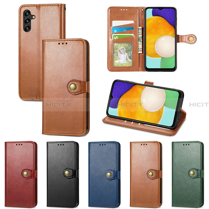 Custodia Portafoglio In Pelle Cover con Supporto S05D per Samsung Galaxy A13 5G