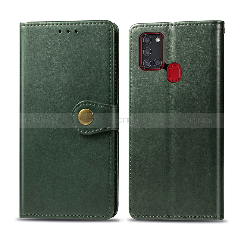 Custodia Portafoglio In Pelle Cover con Supporto S05D per Samsung Galaxy A21s