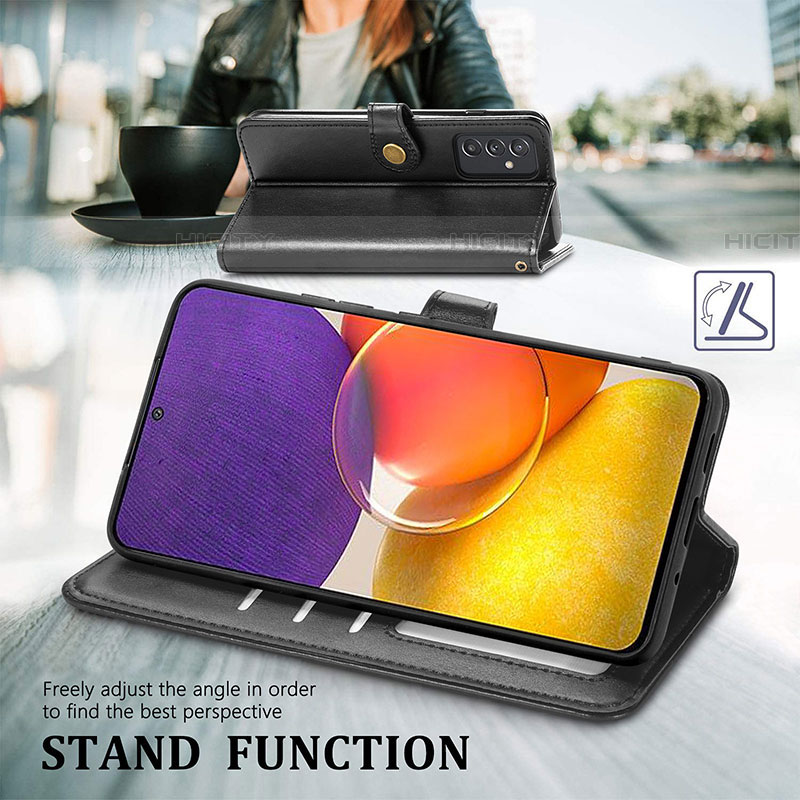 Custodia Portafoglio In Pelle Cover con Supporto S05D per Samsung Galaxy A25 5G