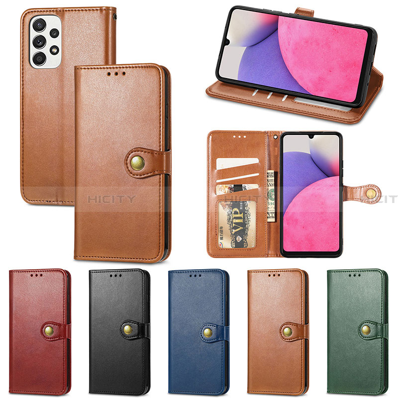 Custodia Portafoglio In Pelle Cover con Supporto S05D per Samsung Galaxy A33 5G