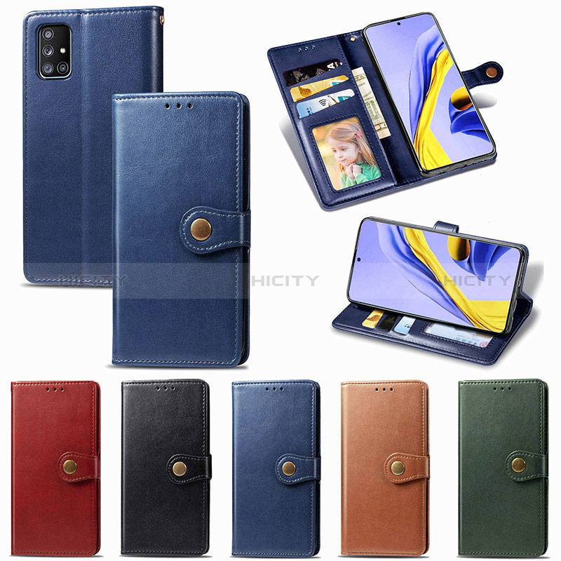 Custodia Portafoglio In Pelle Cover con Supporto S05D per Samsung Galaxy A71 5G