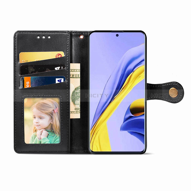 Custodia Portafoglio In Pelle Cover con Supporto S05D per Samsung Galaxy A71 5G