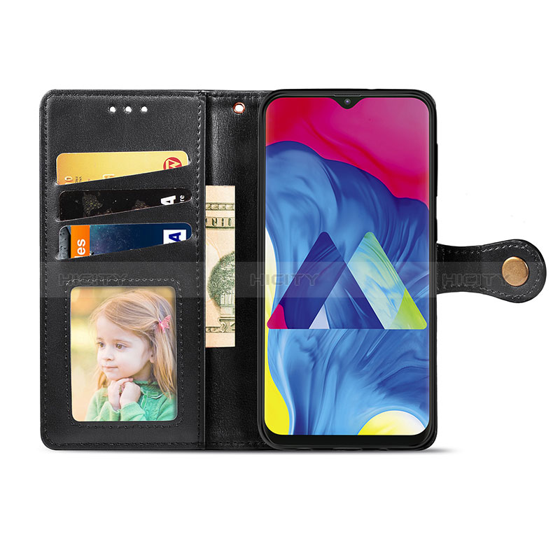 Custodia Portafoglio In Pelle Cover con Supporto S05D per Samsung Galaxy M10