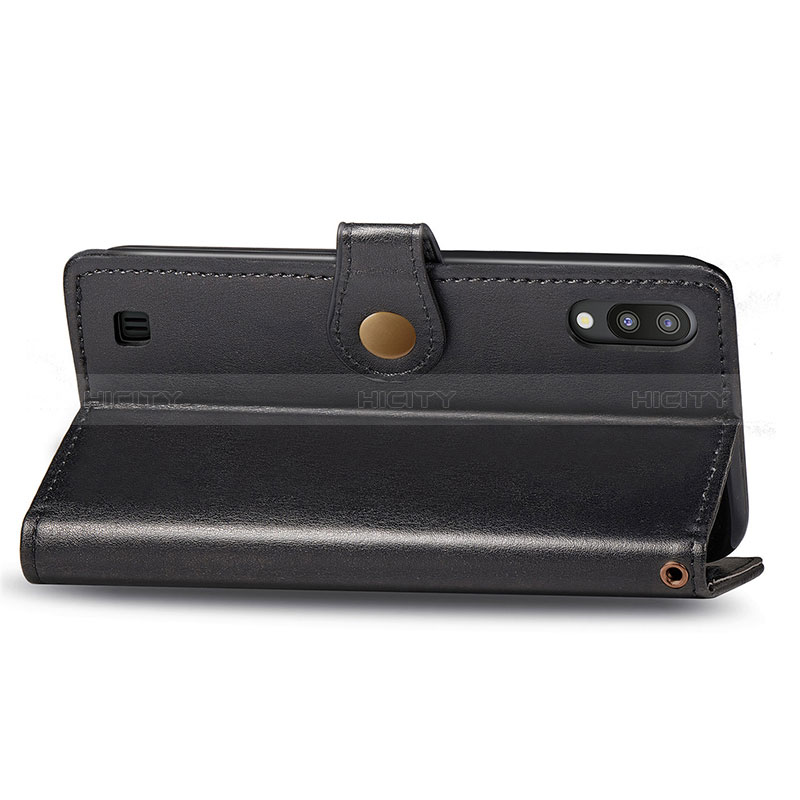 Custodia Portafoglio In Pelle Cover con Supporto S05D per Samsung Galaxy M10