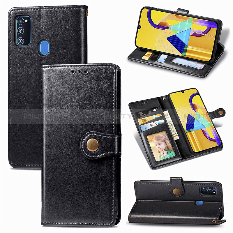 Custodia Portafoglio In Pelle Cover con Supporto S05D per Samsung Galaxy M30s