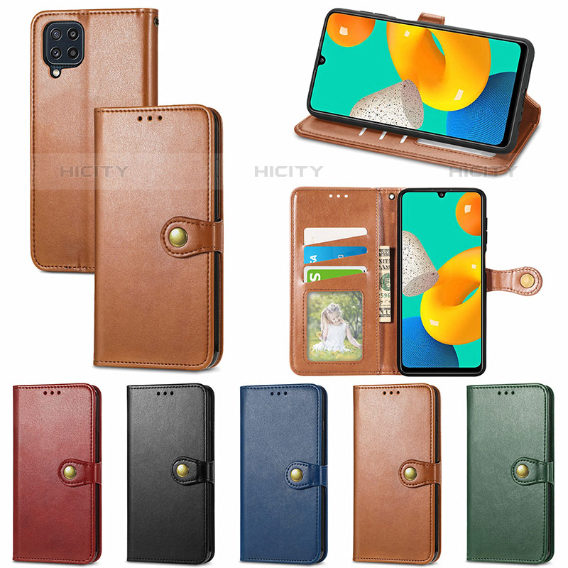 Custodia Portafoglio In Pelle Cover con Supporto S05D per Samsung Galaxy M32 4G