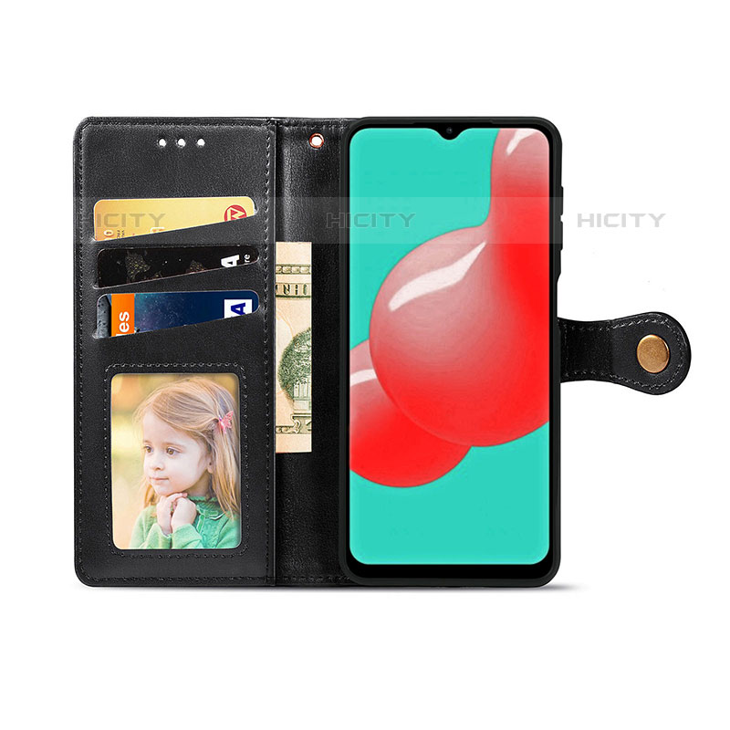 Custodia Portafoglio In Pelle Cover con Supporto S05D per Samsung Galaxy M32 5G