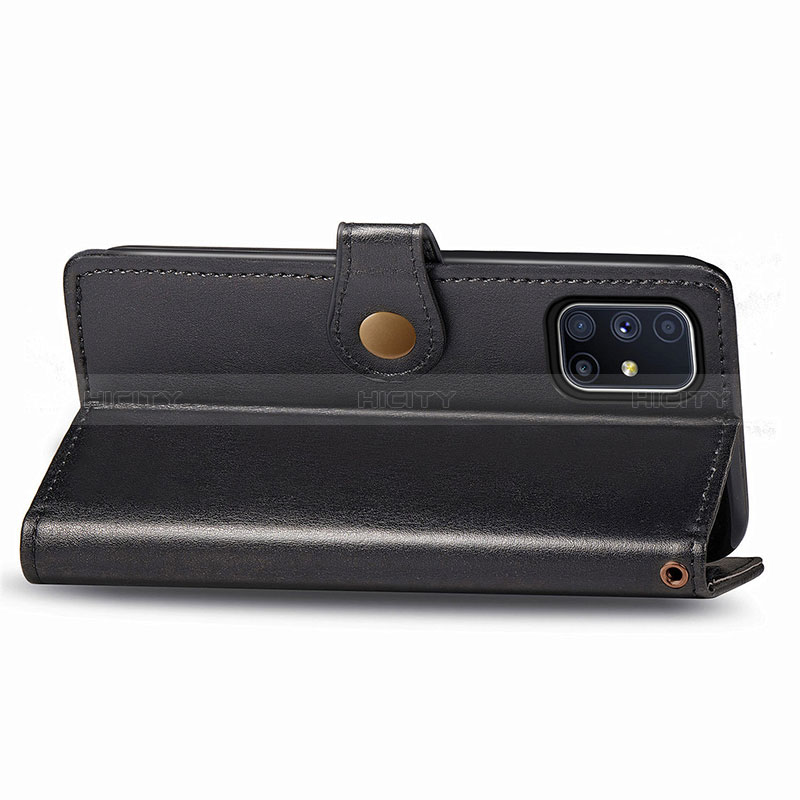 Custodia Portafoglio In Pelle Cover con Supporto S05D per Samsung Galaxy M51