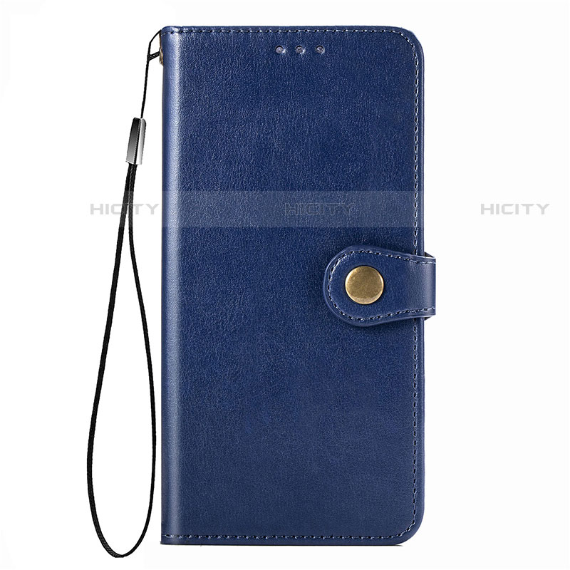 Custodia Portafoglio In Pelle Cover con Supporto S05D per Samsung Galaxy S21 Ultra 5G Blu