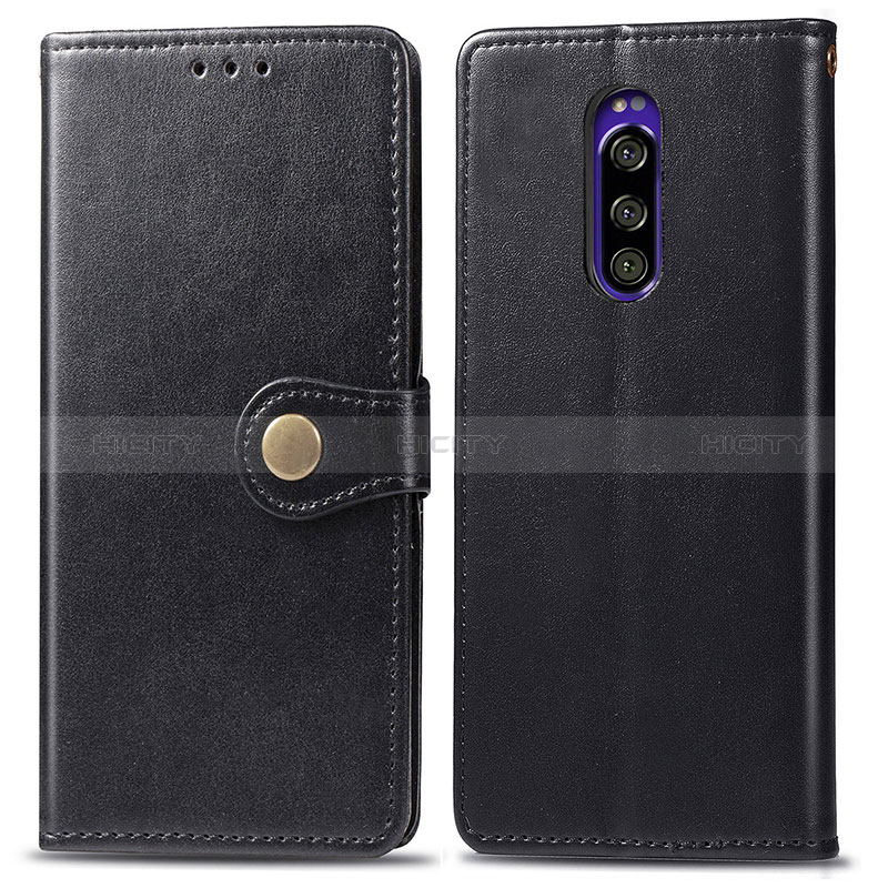 Custodia Portafoglio In Pelle Cover con Supporto S05D per Sony Xperia 1