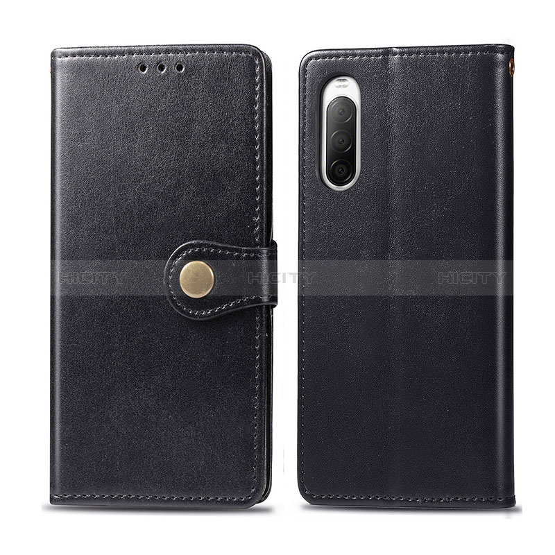 Custodia Portafoglio In Pelle Cover con Supporto S05D per Sony Xperia 10 II