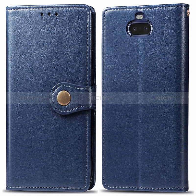 Custodia Portafoglio In Pelle Cover con Supporto S05D per Sony Xperia 8 Lite