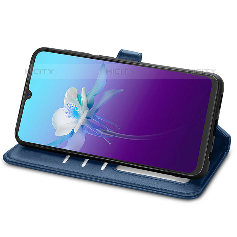 Custodia Portafoglio In Pelle Cover con Supporto S05D per Vivo V20 (2021)