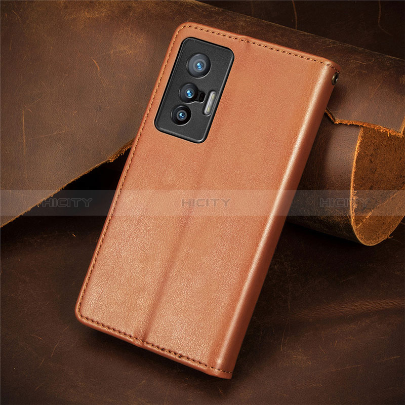 Custodia Portafoglio In Pelle Cover con Supporto S05D per Vivo X70t