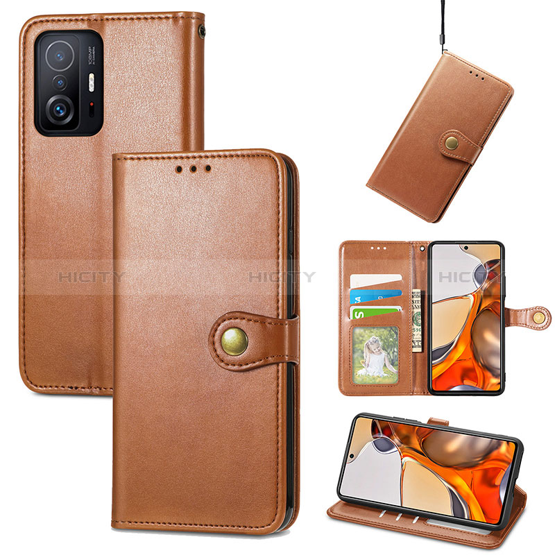 Custodia Portafoglio In Pelle Cover con Supporto S05D per Xiaomi Mi 11T 5G