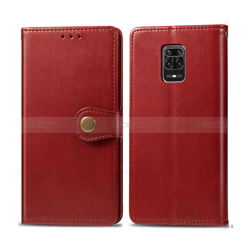 Custodia Portafoglio In Pelle Cover con Supporto S05D per Xiaomi Poco M2 Pro Rosso