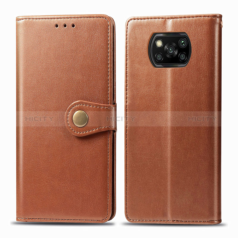 Custodia Portafoglio In Pelle Cover con Supporto S05D per Xiaomi Poco X3 Pro