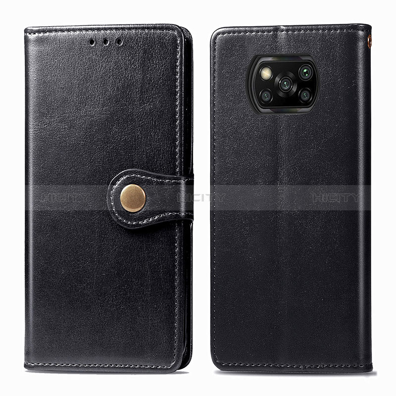 Custodia Portafoglio In Pelle Cover con Supporto S05D per Xiaomi Poco X3 Pro