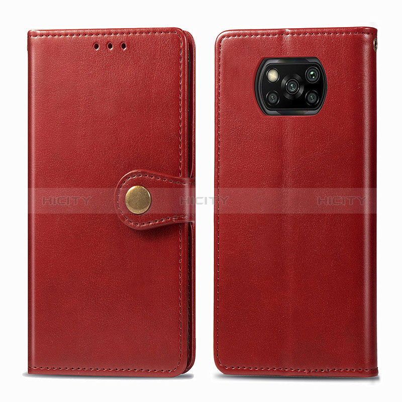 Custodia Portafoglio In Pelle Cover con Supporto S05D per Xiaomi Poco X3 Pro