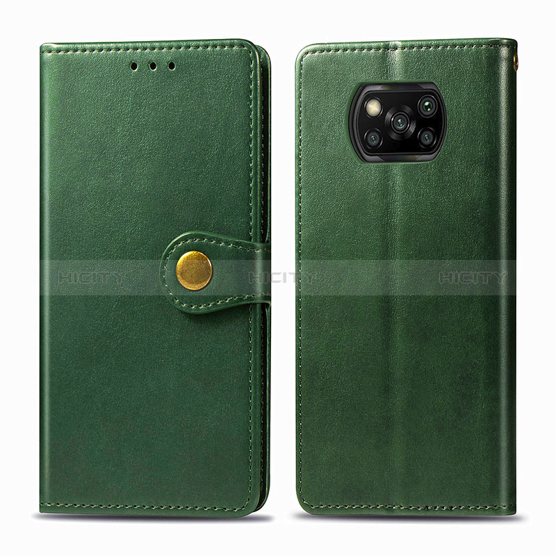 Custodia Portafoglio In Pelle Cover con Supporto S05D per Xiaomi Poco X3 Pro