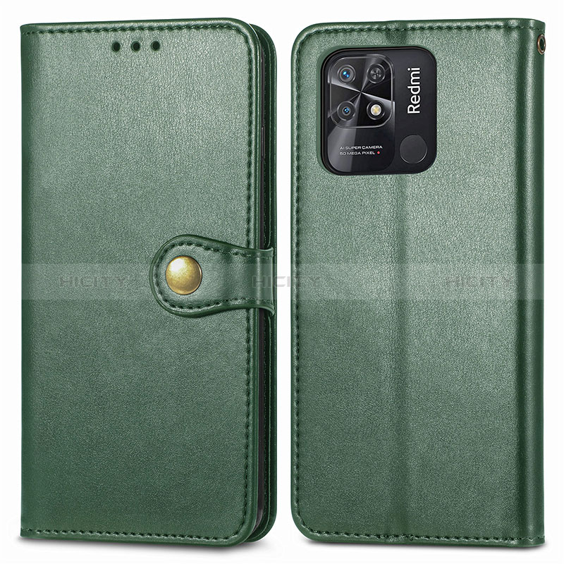 Custodia Portafoglio In Pelle Cover con Supporto S05D per Xiaomi Redmi 10C 4G