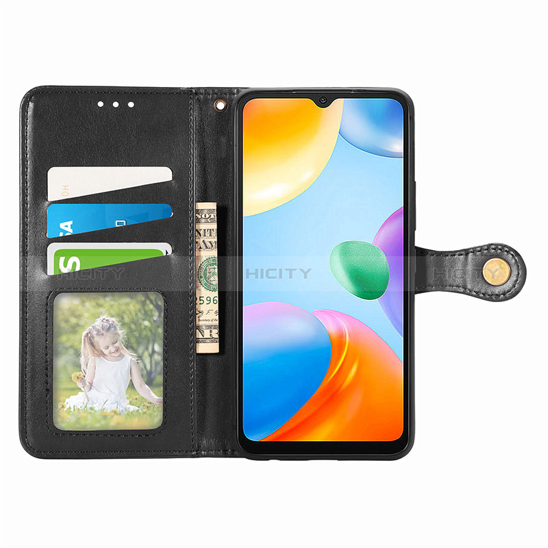 Custodia Portafoglio In Pelle Cover con Supporto S05D per Xiaomi Redmi 10C 4G