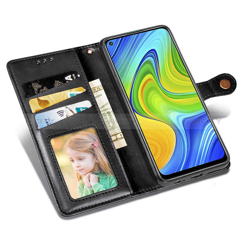 Custodia Portafoglio In Pelle Cover con Supporto S05D per Xiaomi Redmi 10X 4G