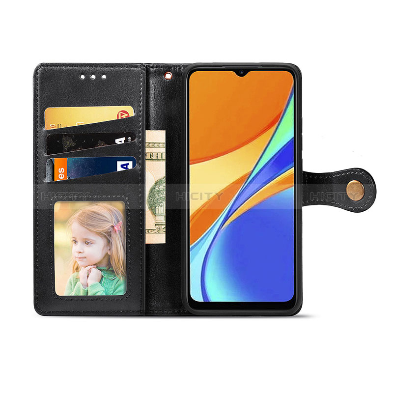 Custodia Portafoglio In Pelle Cover con Supporto S05D per Xiaomi Redmi 9 Activ