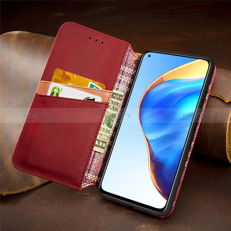 Custodia Portafoglio In Pelle Cover con Supporto S05D per Xiaomi Redmi K30S 5G